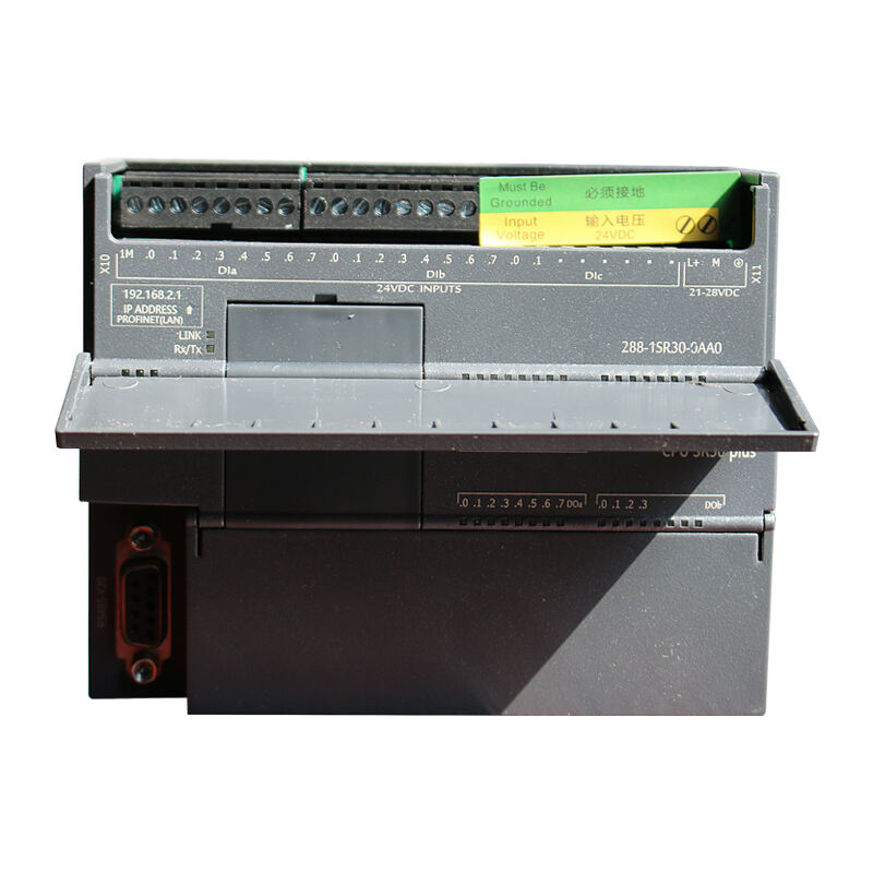 Plc sr30, módulo plc estándar, salida de relé, fuente de alimentación de 220 V ac o 110 DC, 18 entradas 12 salidas