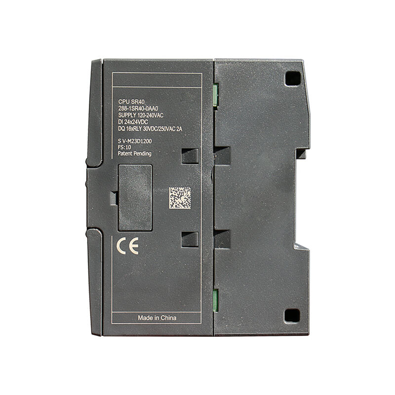 Plc sr40, módulo plc estándar, salida de relé, fuente de alimentación de 220 V ac o 110 DC, 24 entradas 16 salidas