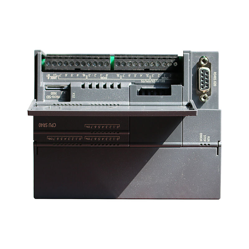 Plc sr40, módulo plc estándar, salida de relé, fuente de alimentación de 220 V ac o 110 DC, 24 entradas 16 salidas
